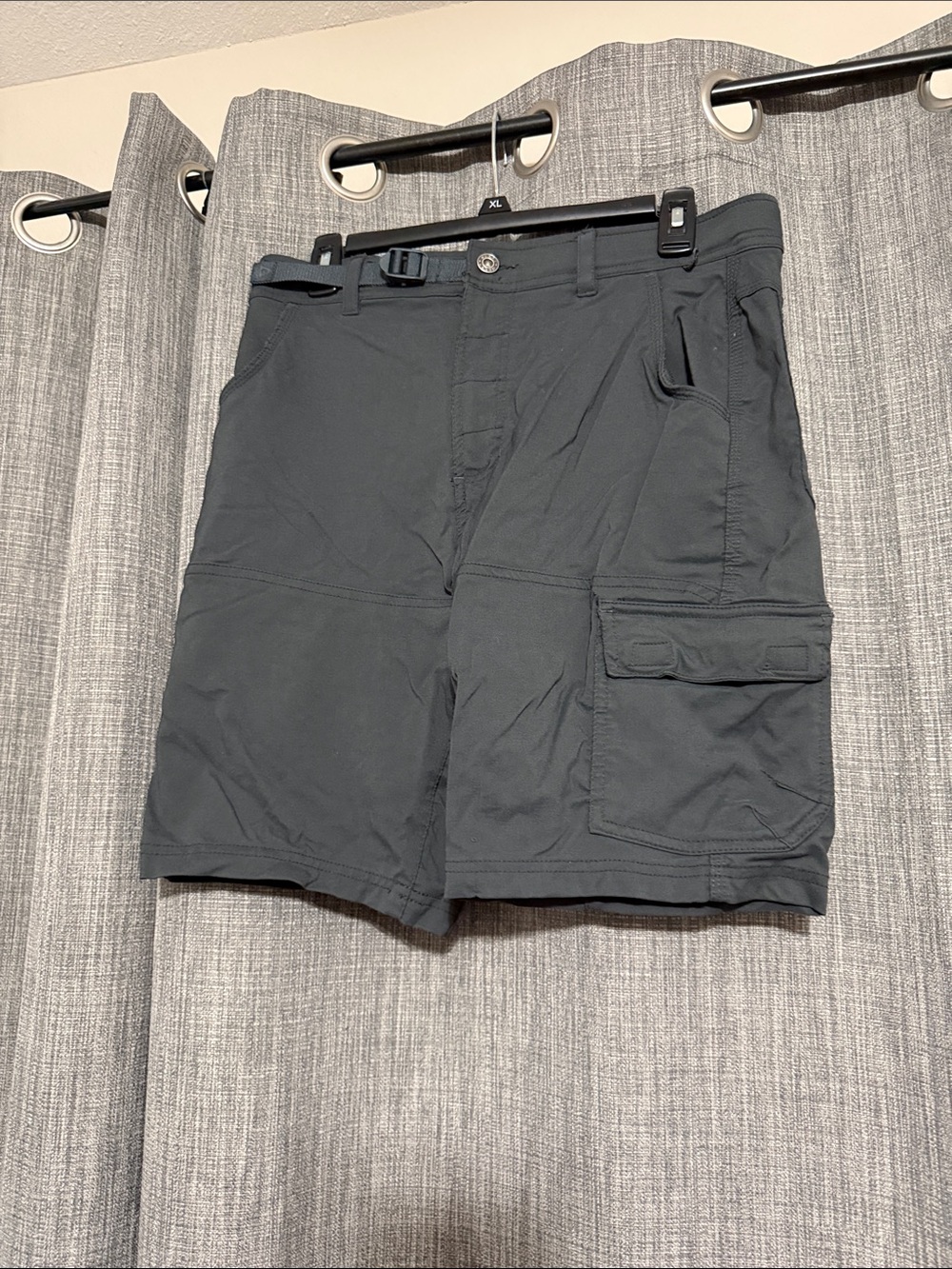 Men's Cargo Shorts in Gray — Utility Pocket Design